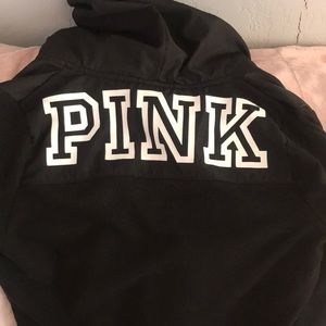 Half zip PINK hoodie